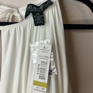 Women’s Ivory and black formal dress